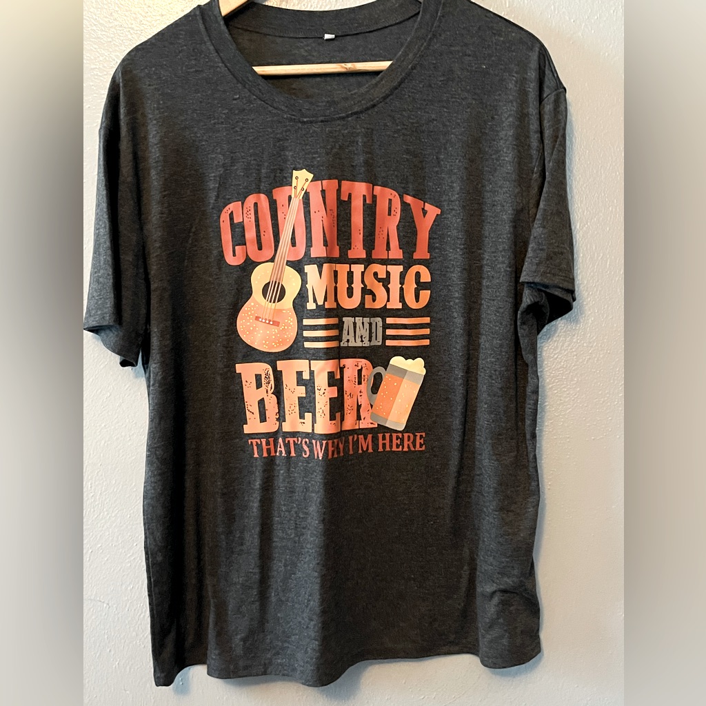 Country Music Short Sleeve Graphic Tshirt No BrandSize Xl